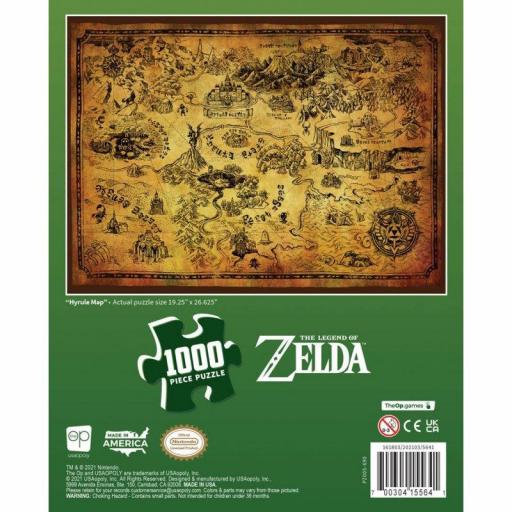 Puzzle Mapa Hyrule The Legend of Zelda 1000 piezas [2]