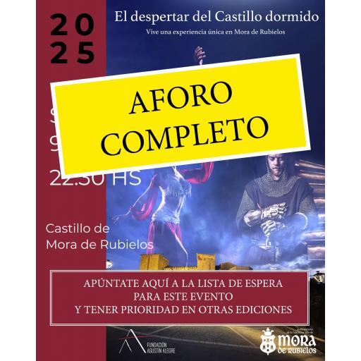 EXPERIENCIA MEDIEVAL SÁBADO 22:30 HORAS "EL DESPERTAR DEL CASTILLO DORMIDO"