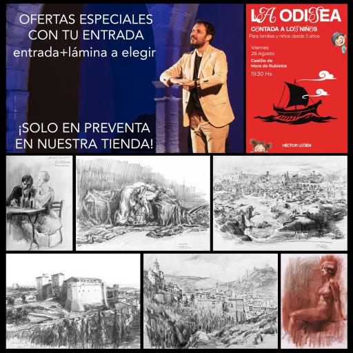 LÁMINA ELEGIR+ENTRADA "LA ODISEA" MORA DE RUBIELOS 28 AGOSTO