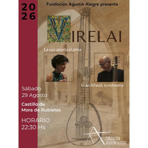 "CONCIERTO VIRELAI Y DE LA FORTALEZA AL PALACIO" MORA DE RUBIELOS 29 AGOSTO