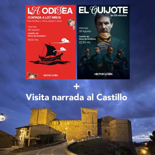 2 FUNCIONES HÉCTOR URIÉN + VISITA NARRADA AL CASTILLO