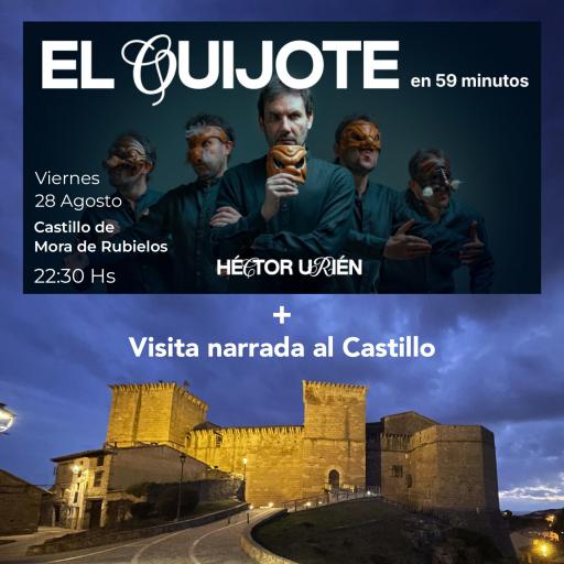 VISITA NARRADA CASTILLO+"EL QUIJOTE" MORA DE RUBIELOS 28 AGOSTO