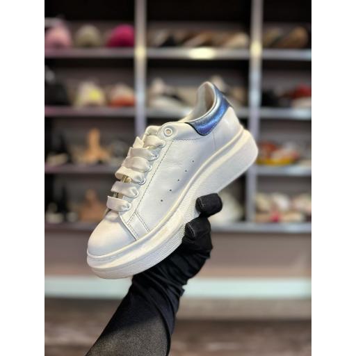 Zapatillas MQ blanco con plateado # [1]