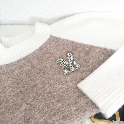 Jersey Harry´s Blanco y Marrón [1]