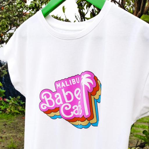 Camiseta Malibú Babe Café