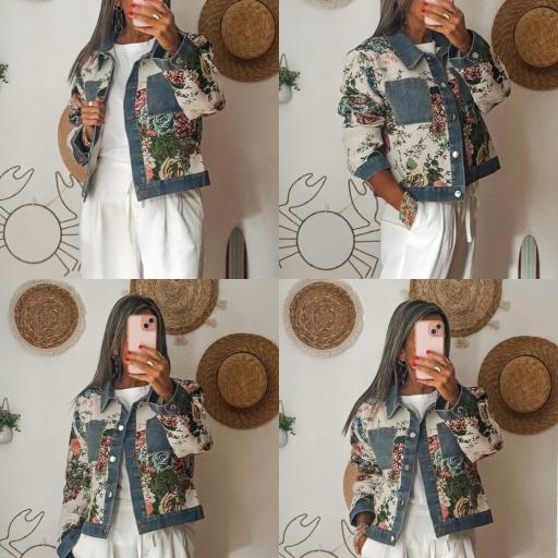 Cazadora Denim + Estampado [1]