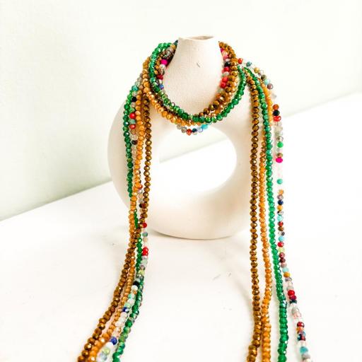 Collar largo Cristal de Murano