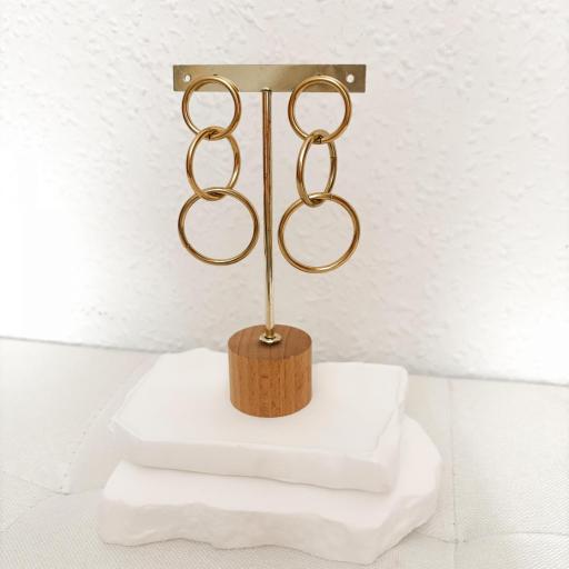 Pendientes TRES AROS [0]
