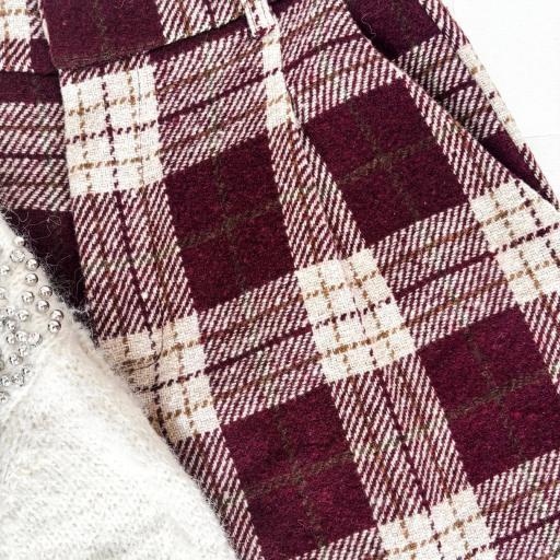 Pantalón CUADROS tonos Burdeos [1]