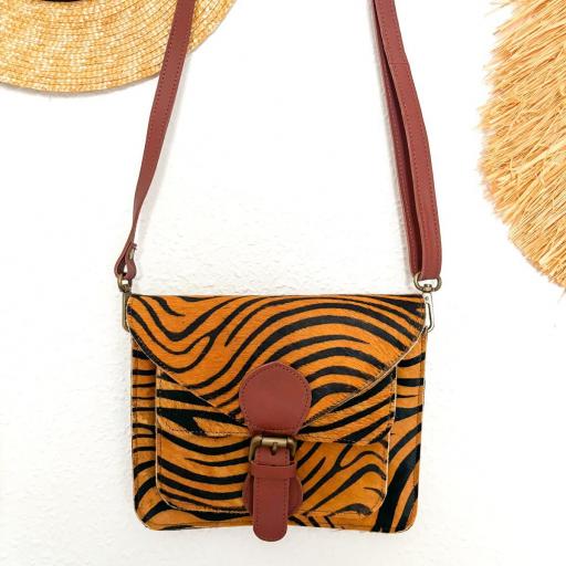 Bolso Satchel Print