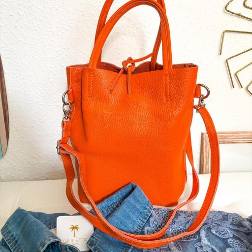 Bolso Mini Shopper Naranja [3]