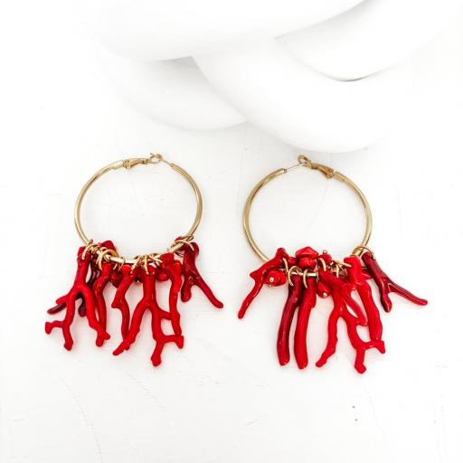 Pendientes CORALES [2]
