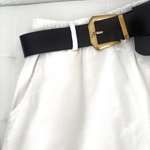 Pantalón de PANA blanco [0]