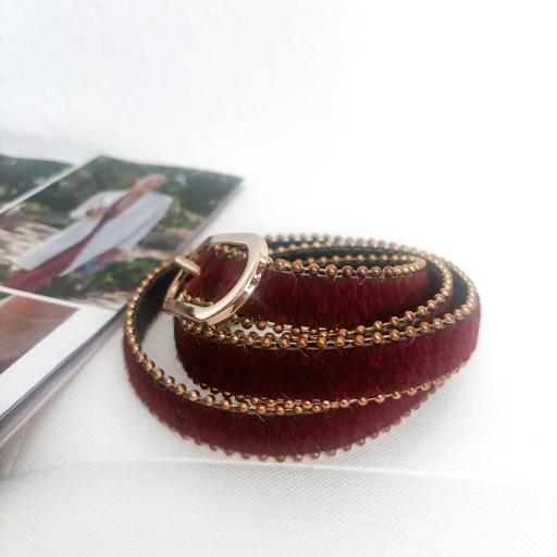 Cinturón Burdeos  [3]