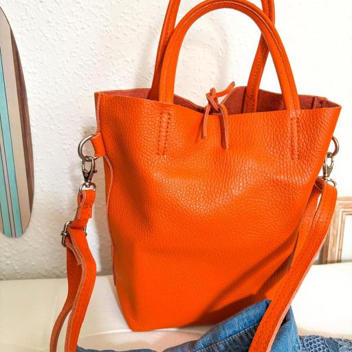 Bolso Mini Shopper Naranja [2]