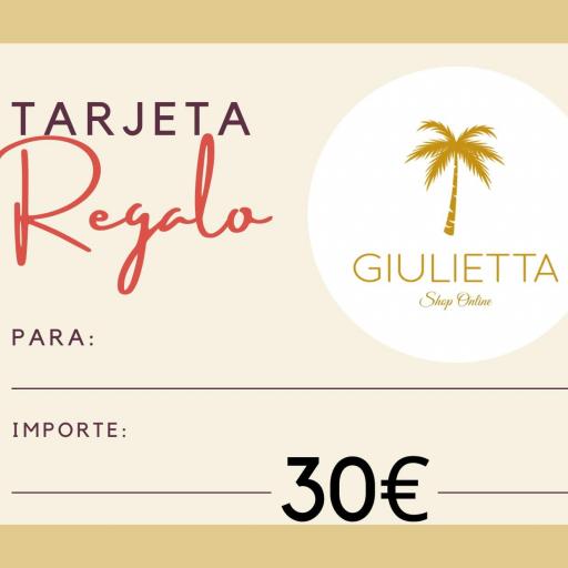 TARJETA REGALO 30€