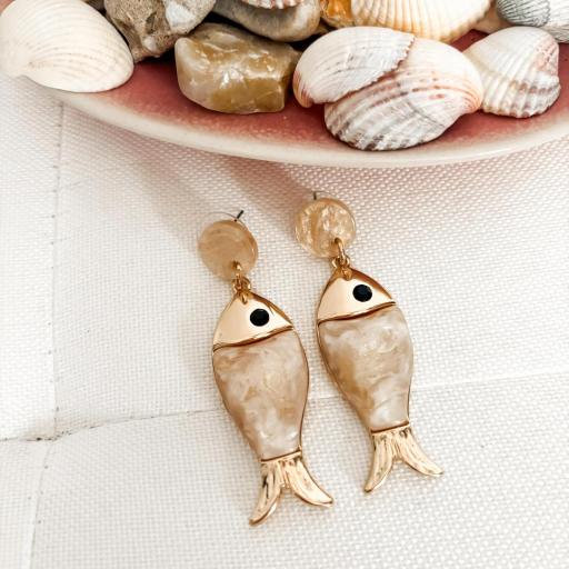 Pendientes PEZ Marfil [2]