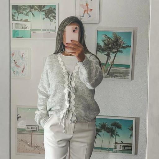 Chaqueta Punto Gris [5]