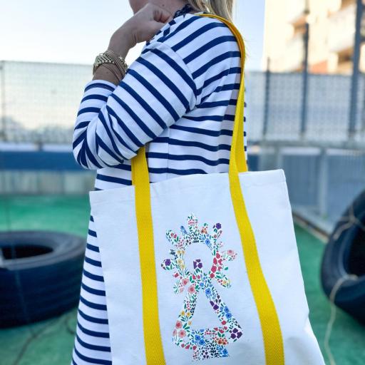 Tote Bag VIRGEN estampado LIBERTY