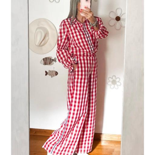 Conjunto VICHY Blusa y Pantalón