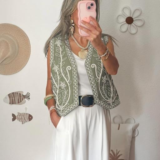 Chaleco Vaquero VERDE [2]