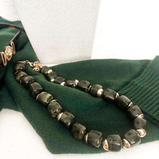 Collar Piedras verde [0]
