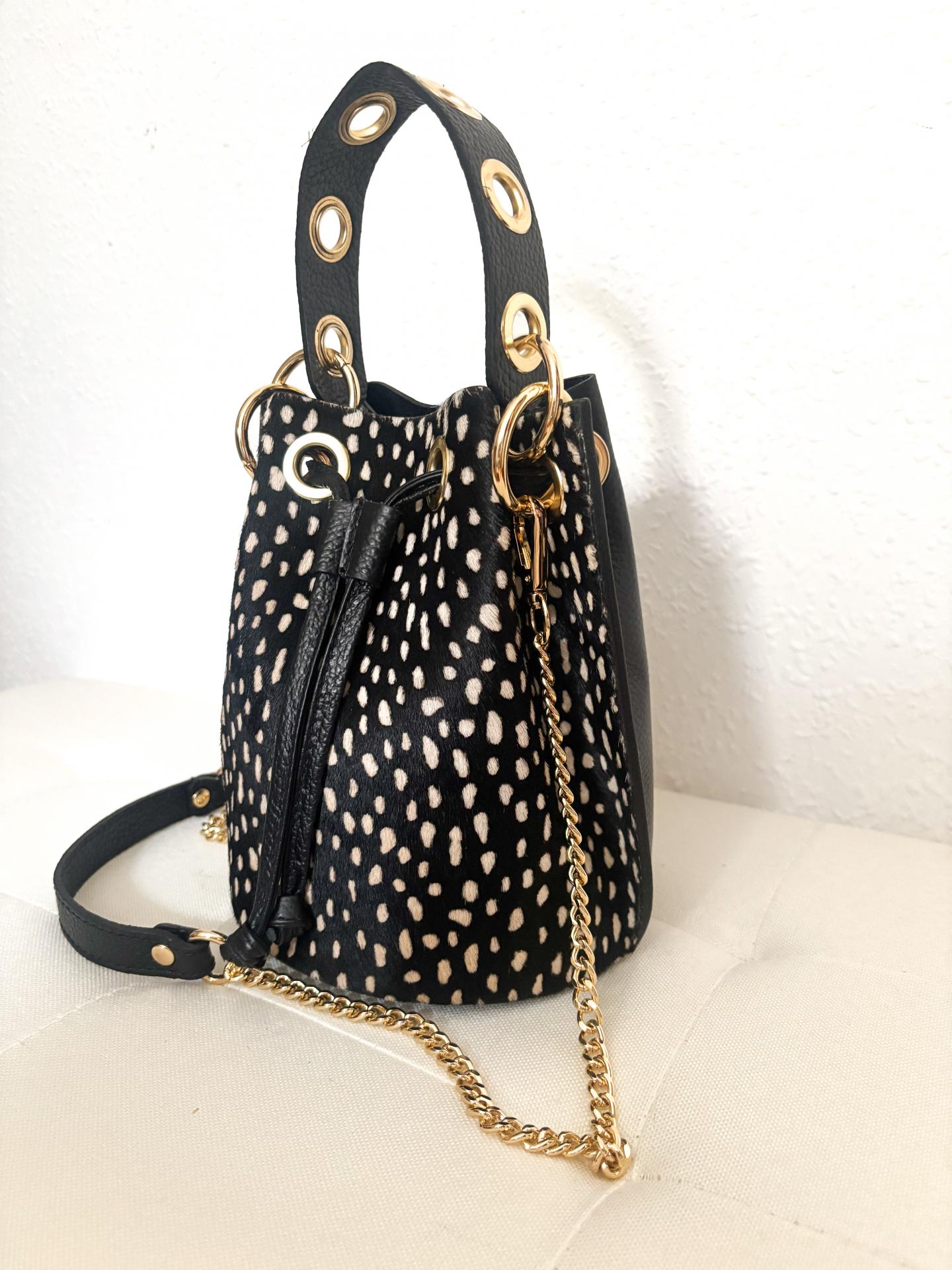 Bolso bombonera PIEL
