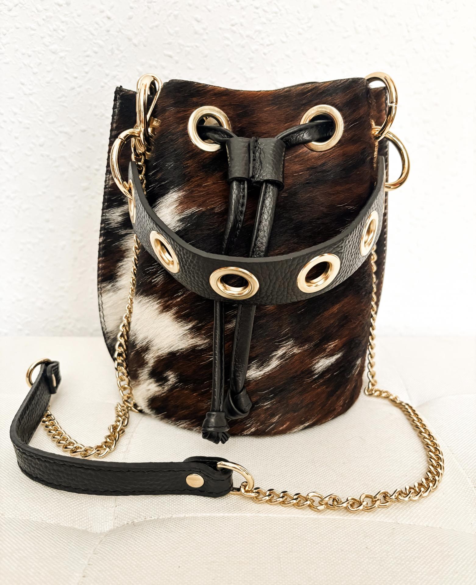 Bolso bombonera PIEL