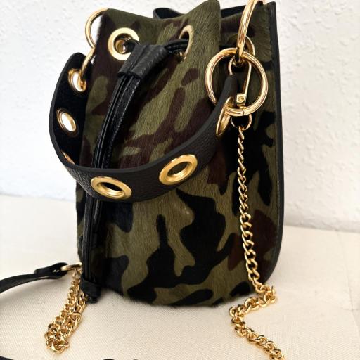 Bolso bombonera PIEL
