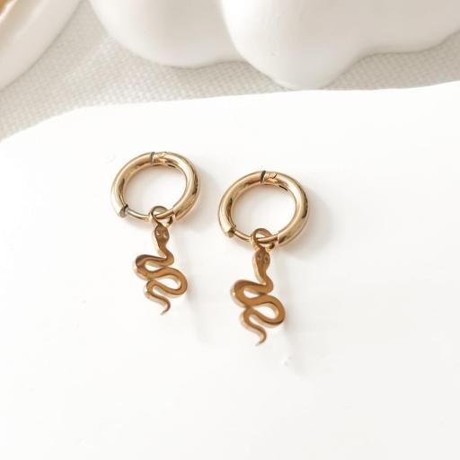 Pendientes Serpiente 