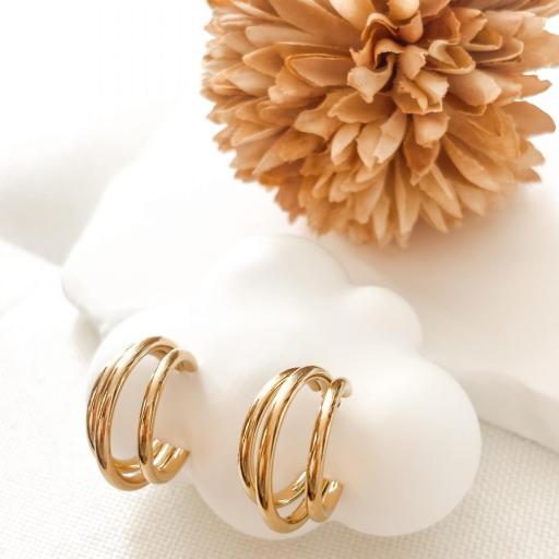 Pendientes TRES AROS [3]