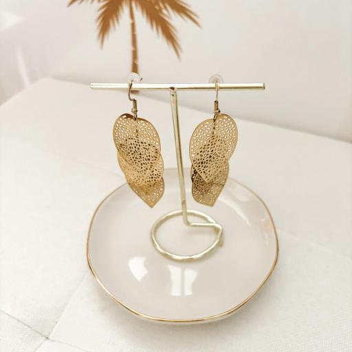 Pendientes Tres Hojas [2]