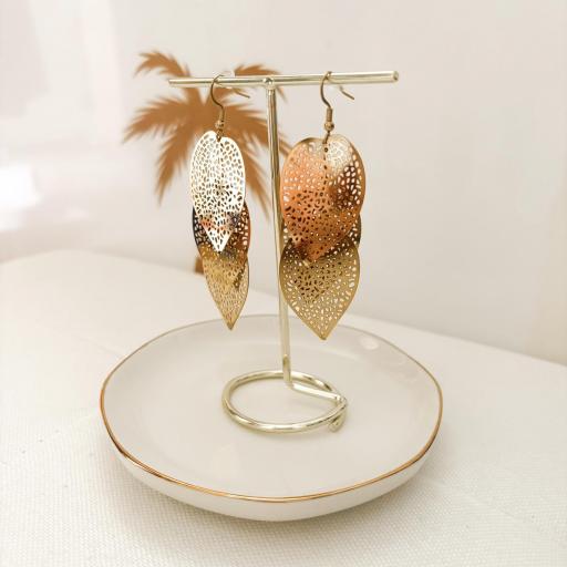 Pendientes Tres Hojas [3]