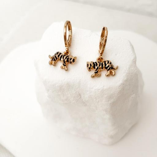 Pendientes Leopardo 