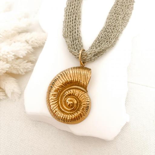 Collar Hilo de Lurex CARACOLA