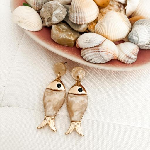 Pendientes PEZ Marfil [3]