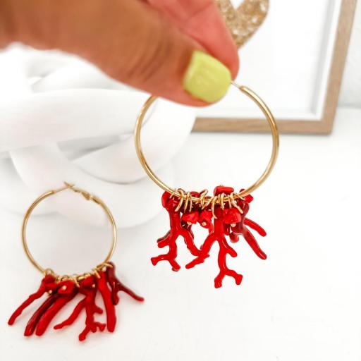 Pendientes CORALES