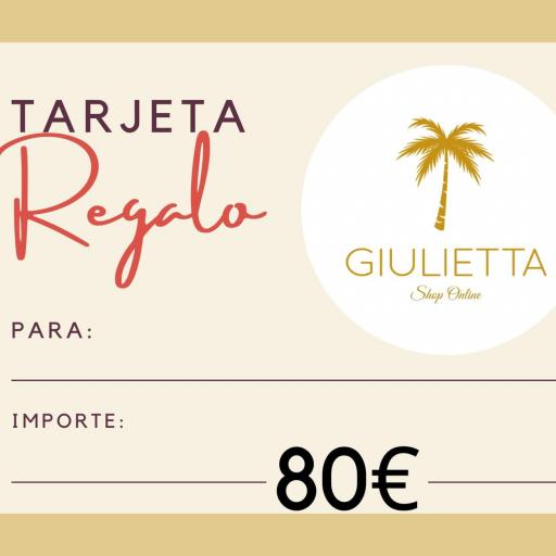 TARJETA REGALO 80€