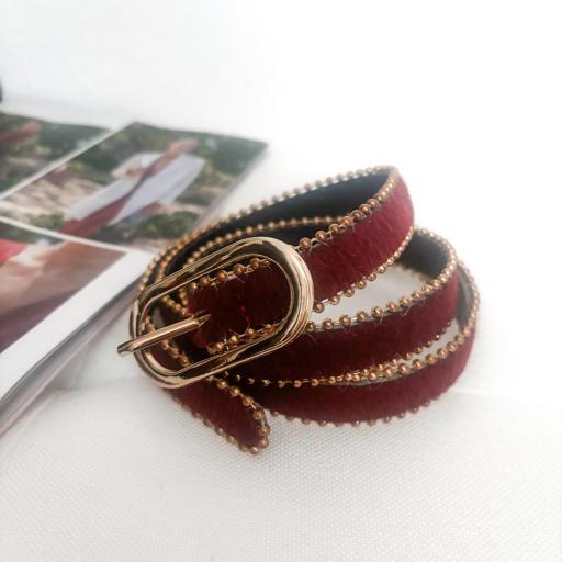 Cinturón Burdeos  [0]