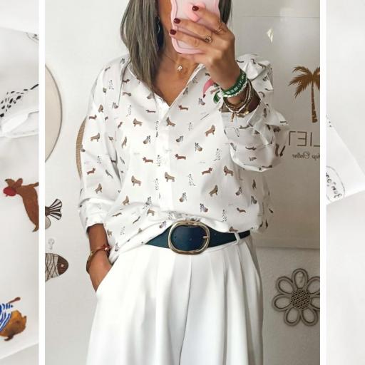 Camisa blanca PERRITOS [3]