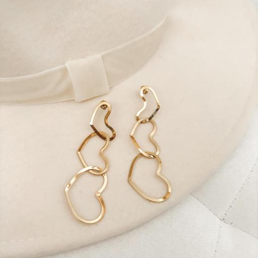 Pendientes CORAZONES entrelazados [3]