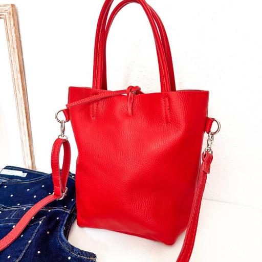 Bolso Mini Shopper Rojo [3]