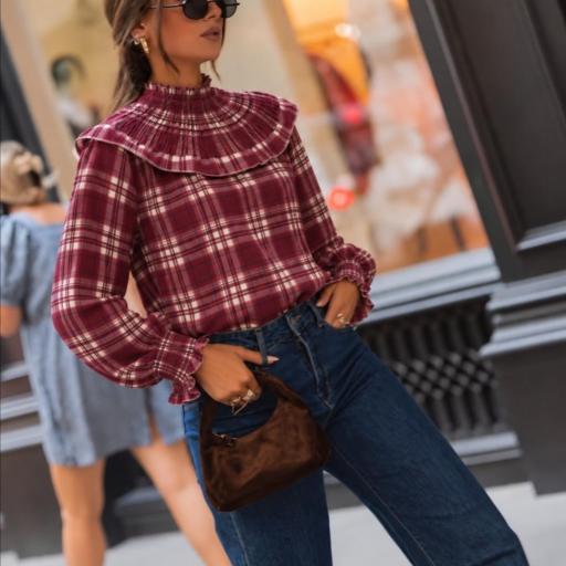 Blusa MAYRA tono Burdeos [0]