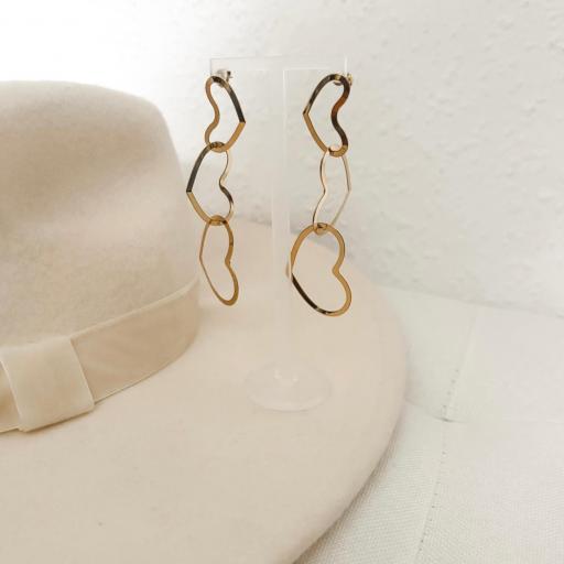 Pendientes CORAZONES entrelazados [2]