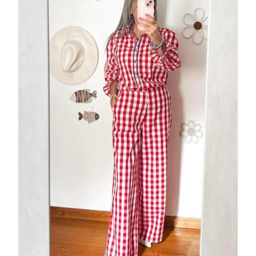 Conjunto VICHY Blusa y Pantalón [1]