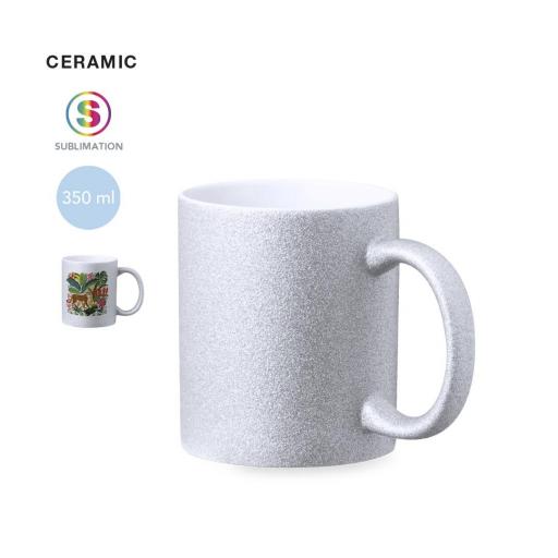 Taza Plateada Purpurina [1]