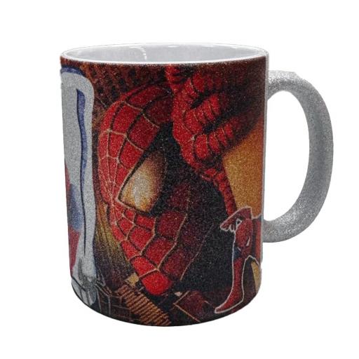Taza Plateada Purpurina [2]