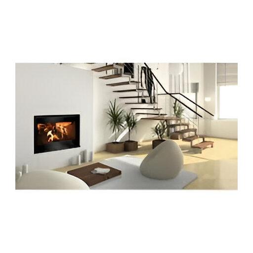 INSERTABLE DE LEÑA MODELO ADOUR CON TURBINAS