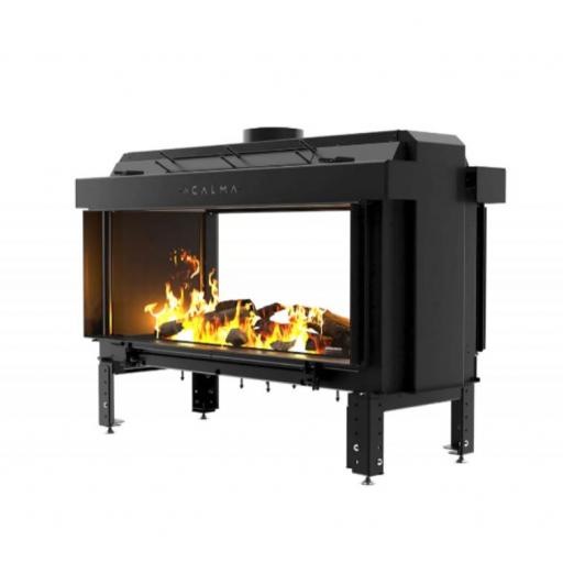 Chimenea de Gas Modelo CALMA 120T-G DOBLE CRISTAL