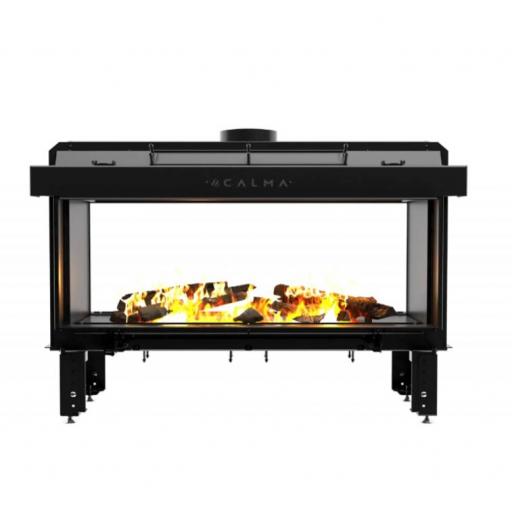 Chimenea de Gas Modelo CALMA 120T-G DOBLE CRISTAL [1]